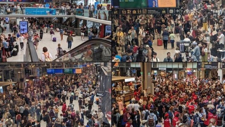 Olimpiyatlara ev sahipliği yapan Fransa’da açılış öncesi tren hatları devre dışı kaldı