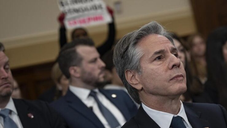 ABD Dışişleri Bakanı Blinken’a Gazze protestosu: “Soykırım bakanı”