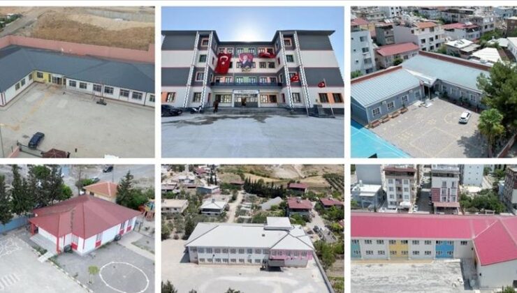 Hatay ve Adana’da 6 Şubat depremlerinin ardından 234 yeni okul inşa edildi