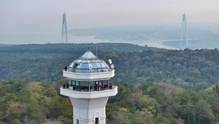 İstanbul Orman İnovasyon Haftası’nda Sarıyer Yangın Gözetleme Kulesi’ne gezi düzenlendi