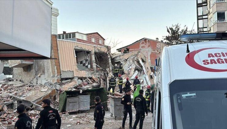 Kocaeli’de 6 katlı bina çöktü