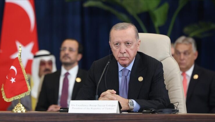 Cumhurbaşkanı Erdoğan “Şarm el-Şeyh Anlaşması”nın imza törenine katıldı