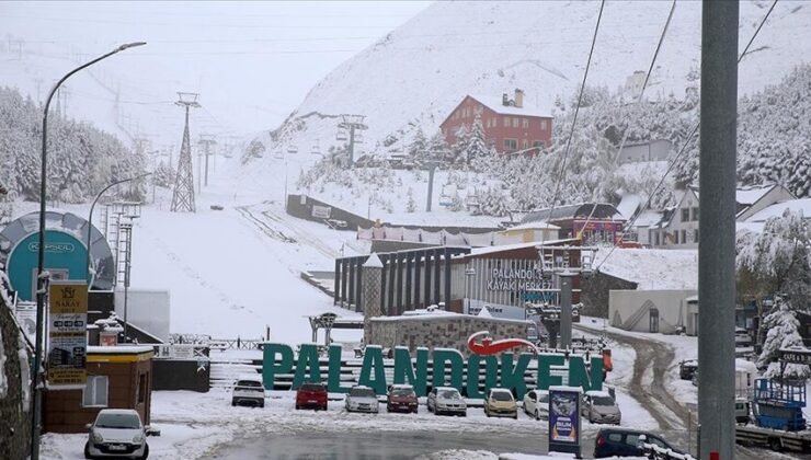Erzurum’a ekim ayı ortasında yağan kar turizmcileri umutlandırdı