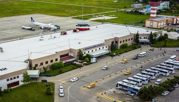 Samsun Çarşamba Havalimanı yılın 10 ayında 1 milyon 325 binden fazla yolcuya hizmet verdi