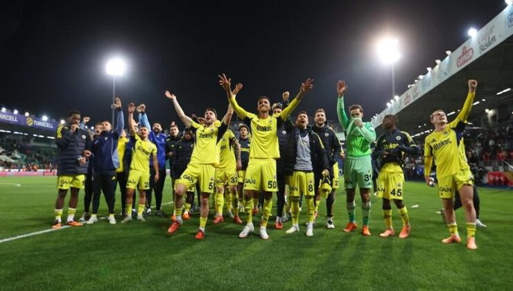 Fenerbahçe konuk olduğu Çaykur Rizespor’u beş golle yendi