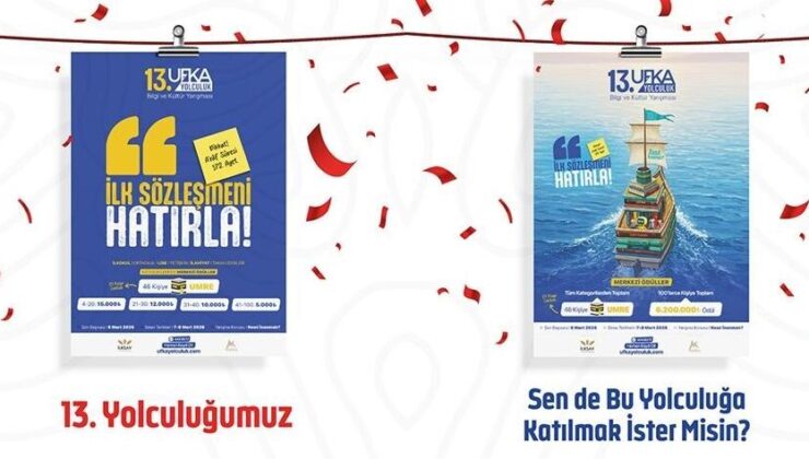 13. Ufka Yolculuk Bilgi ve Kültür Yarışması’nda ödüller açıklandı