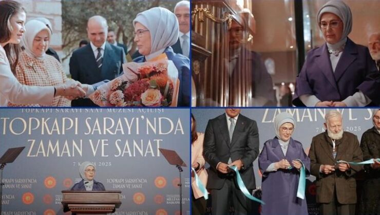 Emine Erdoğan’dan Topkapı Sarayı Saat Müzesi’nin açılışına ilişkin paylaşım