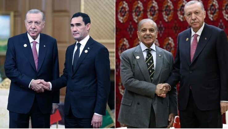 Cumhurbaşkanı Erdoğan, “Uluslararası Barış ve Güven Forumu” kapsamında görüşmeler gerçekleştirdi