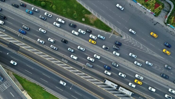 Türkiye’de taşıtlar 5 yılda yaklaşık 1,7 trilyon kilometre yol katetti