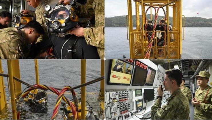 Denizaltıların 112’si “TCG Alemdar” arama-kurtarma faaliyetlerinde öncü rol oynuyor
