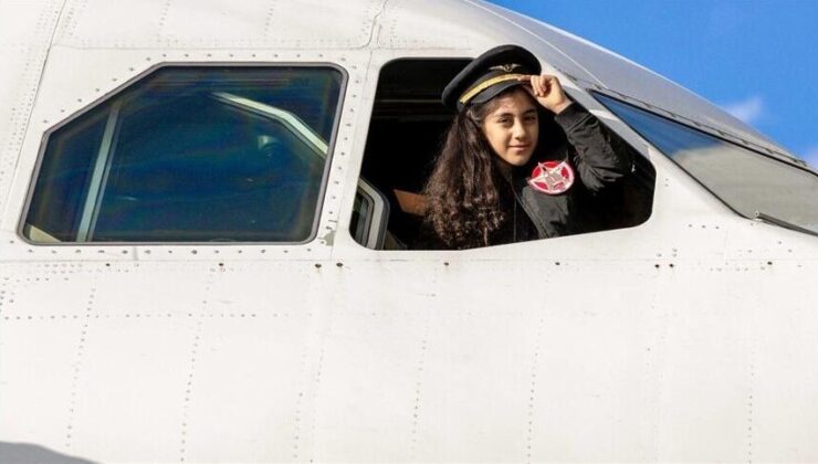 THY, TUSAŞ şehidi Ekici’nin kızının pilot koltuğuna oturma isteğini yerine getirdi