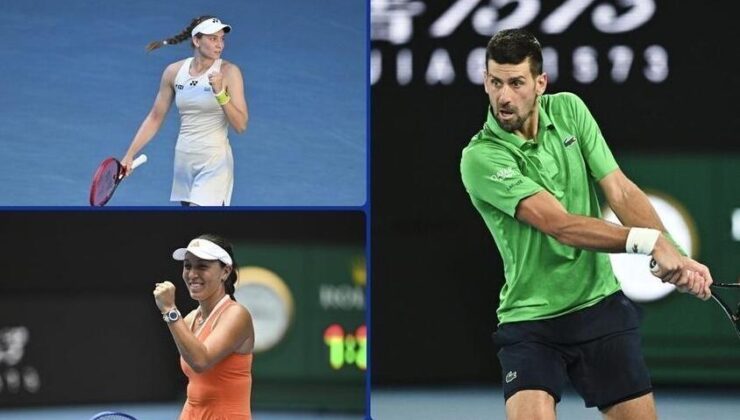 Avustralya Açık’ta Djokovic, Rybakina ve Pegula yarı finale çıktı