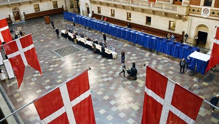 Danimarka halkı genel seçim için sandık başında