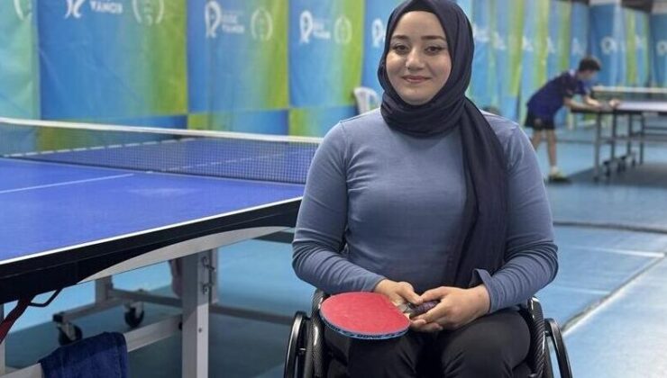 Yeni başladığı para masa tenisinde Türkiye üçüncüsü olan Hatice hedef yükseltti