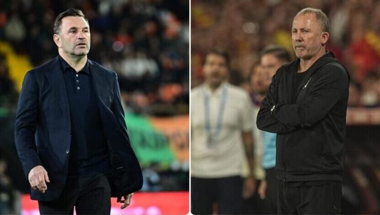 Sergen Yalçın ve Okan Buruk’un derbi “karnesi”