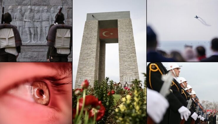 Çanakkale Deniz Zaferi’nin 111. yıl dönümü dolayısıyla törenler düzenlendi