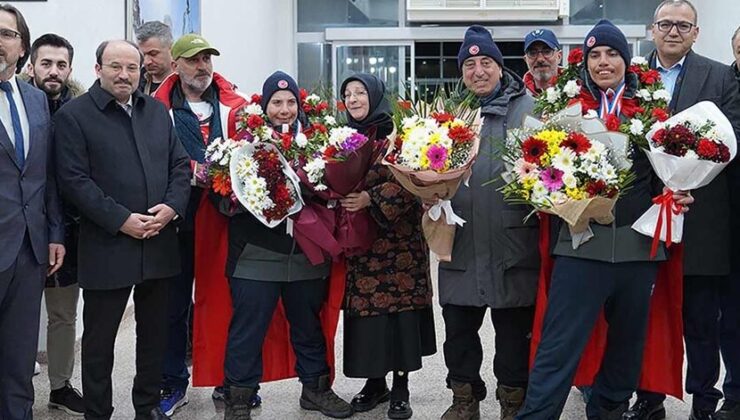 Kayağın “özel ikizleri” Fransa’dan 6 madalyayla memleketlerine döndü