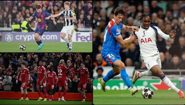 Liverpool, Bayern Münih, Barcelona ve Atletico Madrid, çeyrek finale adını yazdırdı