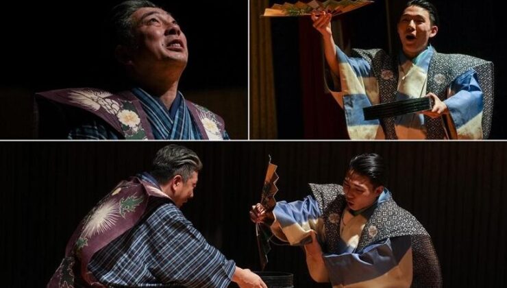 Japonya’nın Kyougen sahne geleneğini sürdüren ailenin “değişmeyen” ilk yurt dışı temsil durağı Türkiye