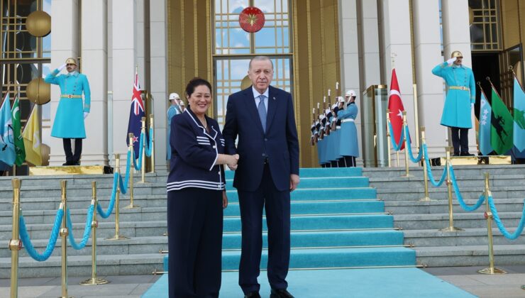Cumhurbaşkanı Erdoğan, Yeni Zelanda Genel Valisi Kiro’yu kabul etti