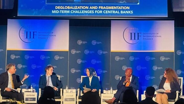 TCMB Başkan Yardımcısı Karahan, IIF Küresel Görünüm Forumu’nda konuştu