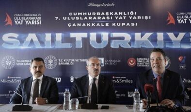 Cumhurbaşkanlığı Uluslararası Yat Yarışları Çanakkale Kupası’nın basın lansmanı yapıldı