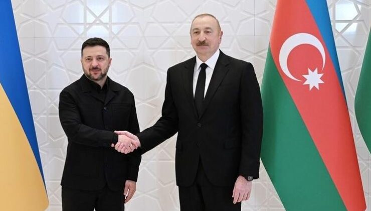 Aliyev ve Zelenskiy Azerbaycan’ın Gebele şehrinde görüştü