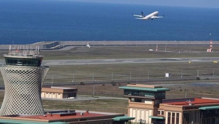 Rize-Artvin Havalimanı yılın ilk çeyreğinde 294 bin yolcuya hizmet verdi