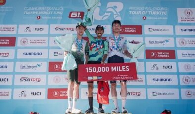 61. Cumhurbaşkanlığı Türkiye Bisiklet Turu’nun üçüncü etabını Sosa kazandı