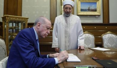 Cumhurbaşkanı Erdoğan, Türkiye Diyanet Vakfına kurban bağışında bulundu