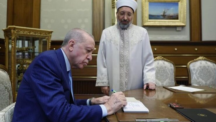 Cumhurbaşkanı Erdoğan, Türkiye Diyanet Vakfına kurban bağışında bulundu