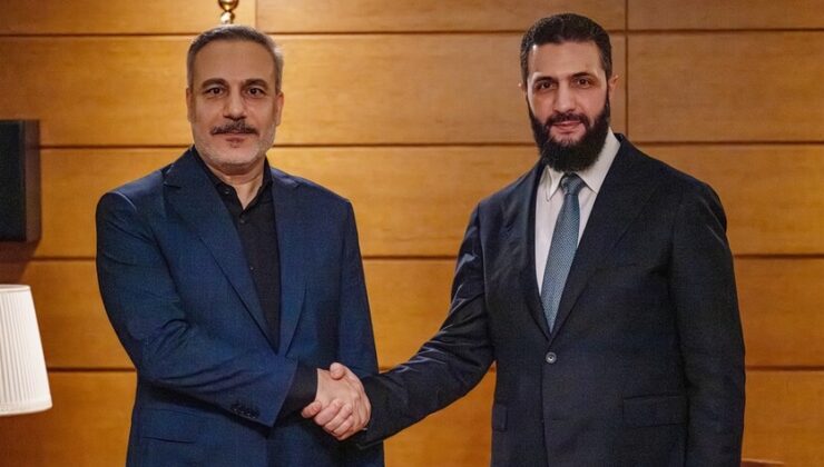 Dışişleri Bakanı Fidan, Suriye Cumhurbaşkanı Şara ile Antalya’da görüştü