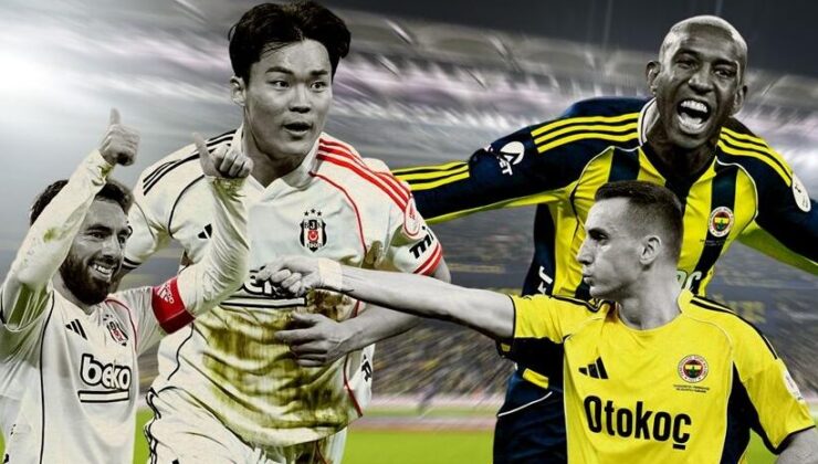 Fenerbahçe-Beşiktaş derbisinde gözler yıldız golcülerde