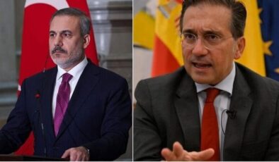 Dışişleri Bakanı Fidan, İspanyol mevkidaşıyla Küresel Sumud Filosu’na yasa dışı müdahaleyi görüştü