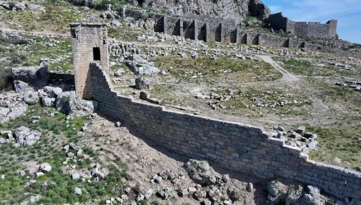 Sillyon’un Büyük İskender’e geçit vermeyen surları ayağa kaldırıldı