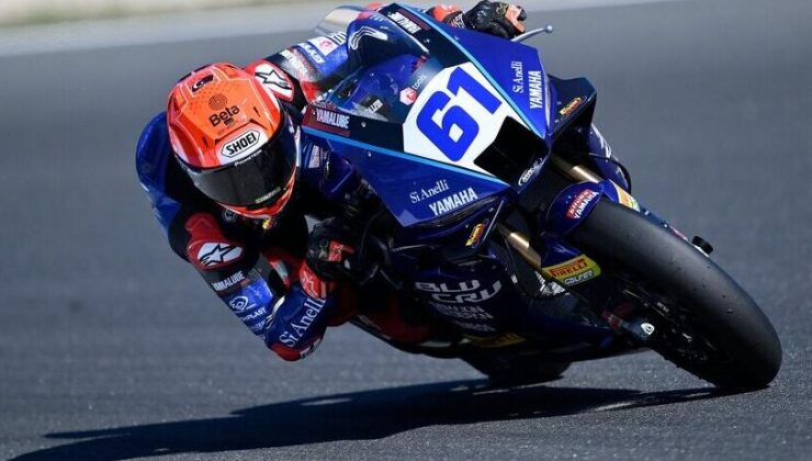 Milli motosikletçi Can Öncü, Supersport Macaristan ayağının ilk yarışında 3. oldu