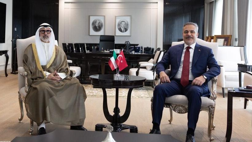 Bakan Fidan, Kuveytli mevkidaşı Sabah ile görüştü