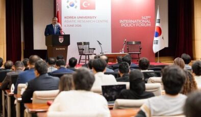 Bakan Fidan, Kore Üniversitesi’nde düzenlenen “143. Uluslararası Politika Forumu”nda hitapta bulundu