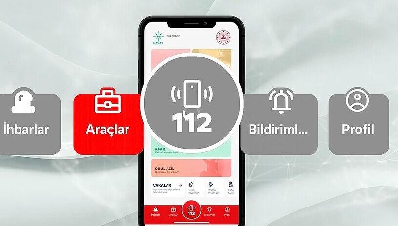 “HAYAT 112 Acil” uygulamasının indirilme sayısı yarım milyonu aştı
