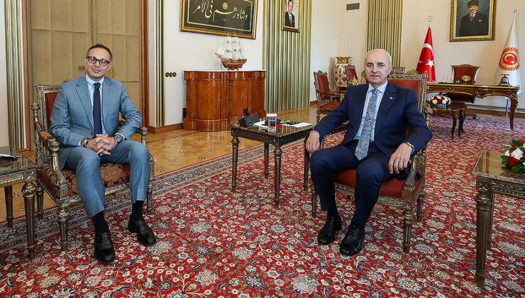 TBMM Başkanı Kurtulmuş, TÜRKPA Genel Sekreteri Hasan’ı kabul etti