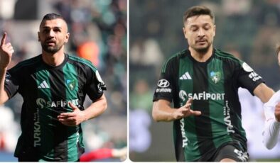 Kocaelispor, Serdar Dursun ve Ahmet Oğuz’a veda etti