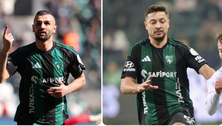Kocaelispor, Serdar Dursun ve Ahmet Oğuz’a veda etti