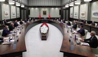 Cumhurbaşkanlığı Kabinesi toplandı