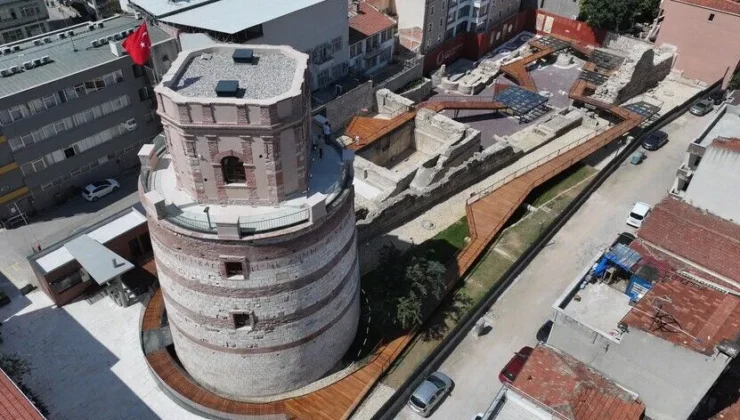 Restorasyonu tamamlanan Edirne’deki Makedon Kulesi ziyaretçilerini ağırlıyor