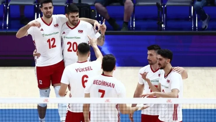 A Milli Erkek Voleybol Takımı’nın VNL çeyrek finalde rakibi Slovenya