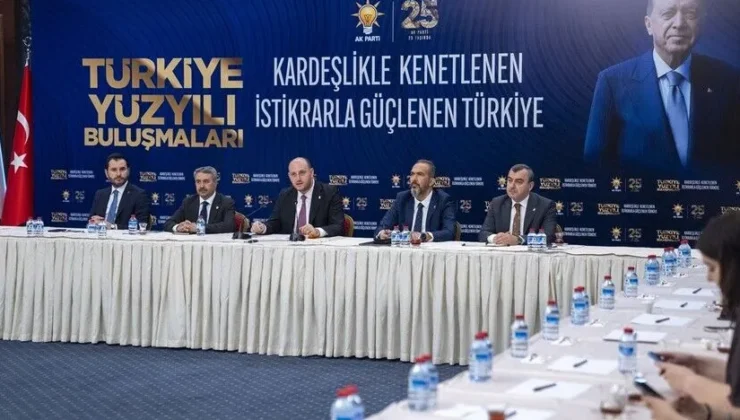 AK Parti’nin Türkiye Yüzyılı Buluşmaları “Kardeşlikle Kenetlenen, İstikrarla Güçlenen Türkiye” sloganıyla başlıyor