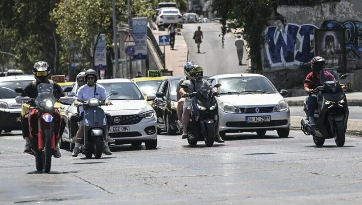 Motosiklet sayısının otomobil sayısını geçtiği il sayısı 7 oldu